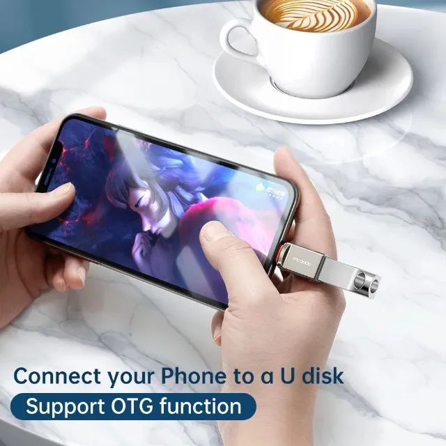 Adaptador Otg Usb 3.0 Compatível iPhone iPad - Mcdodo - Foto 3