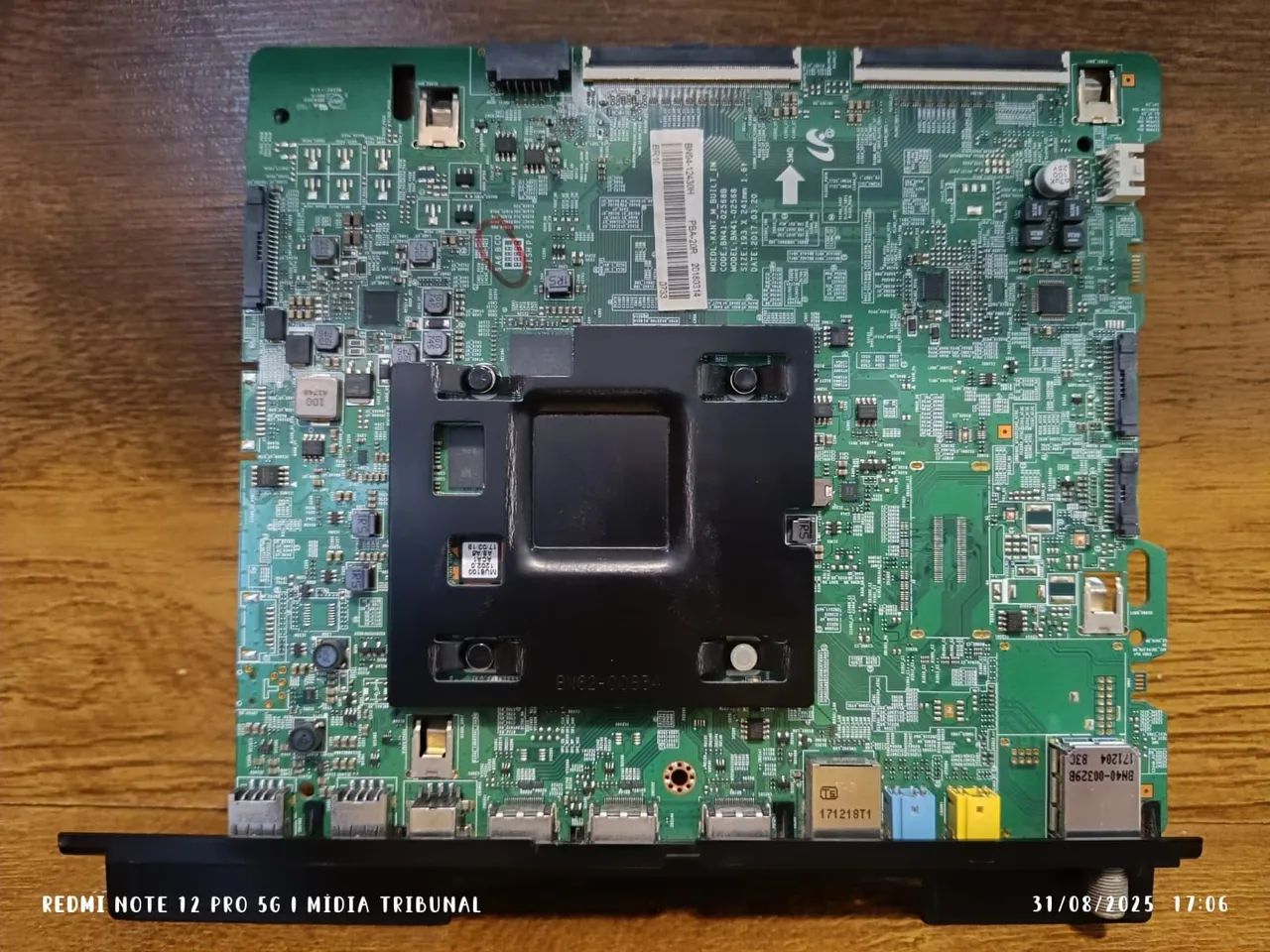 Placa principal TV Samsung UN40MU6100G - Impecável! 