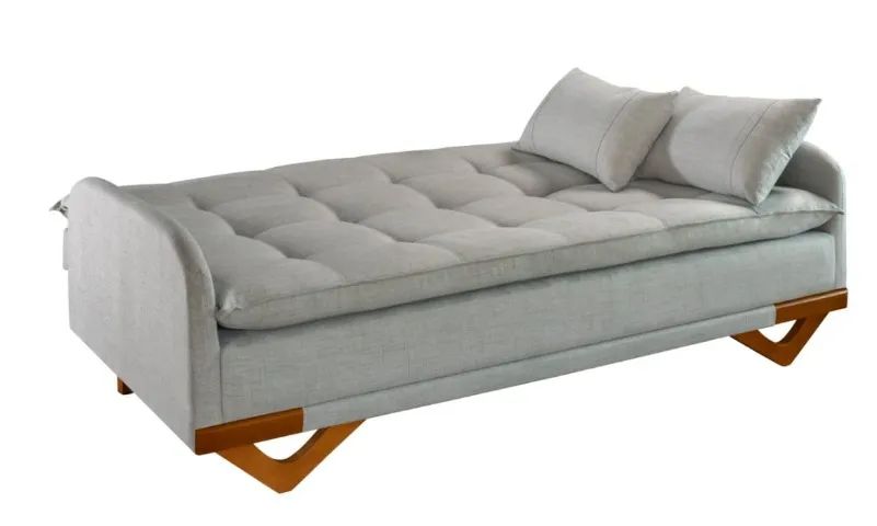 Sofá Cama 2,02m Linho Novo varios modelos - Foto 2