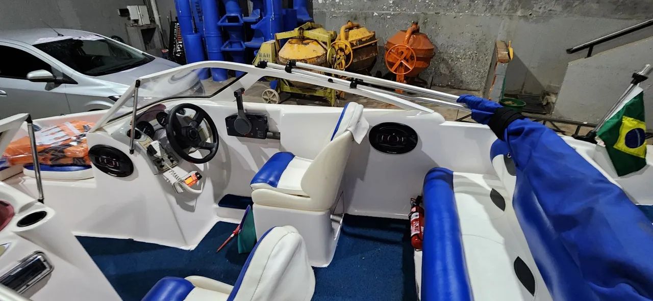 Lancha Focker 160 motor Yamaha 85hp - Foto 7