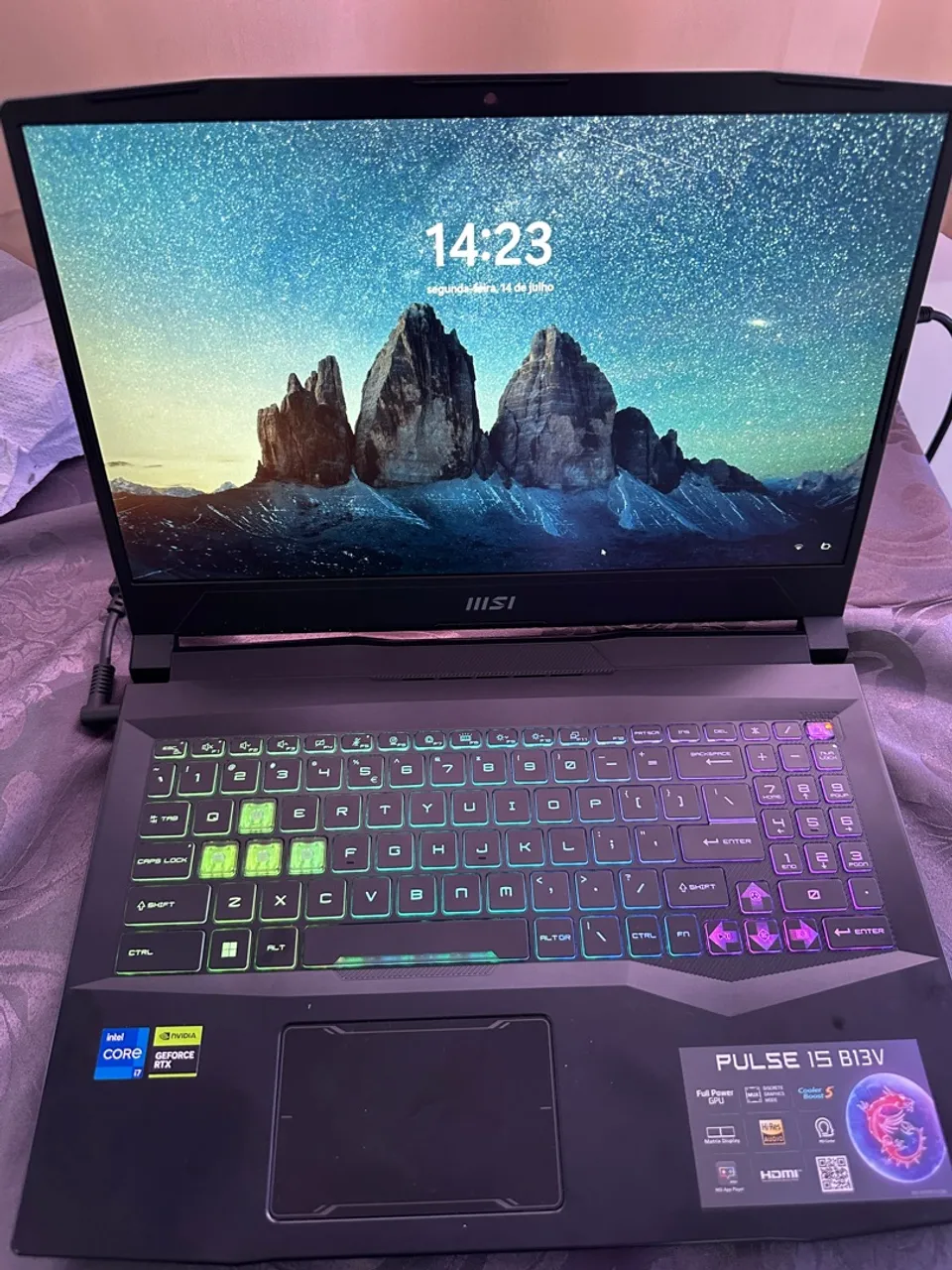 Notebook gamer MSI - Zerado - Oportunidade