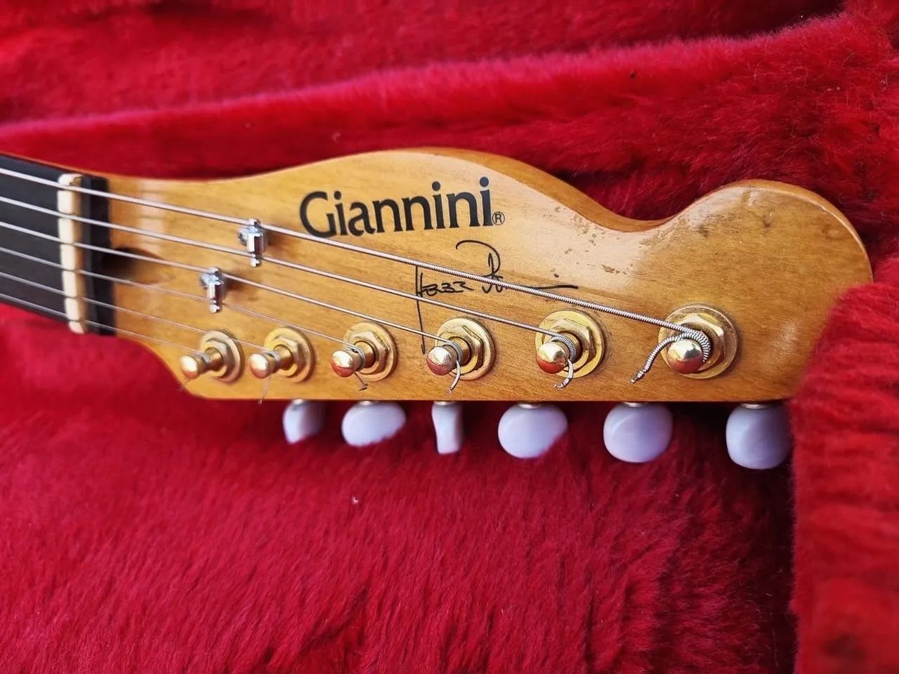 Raridade Histórica Guitarra tele Herbert Vianna - Foto 4