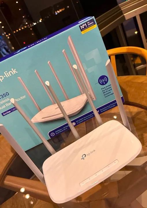 Roteador Wireless TP-Link Archer C60, Padrão Ethernet, Padrão AC, 1350MBPs, 5 Antenas - Foto 2