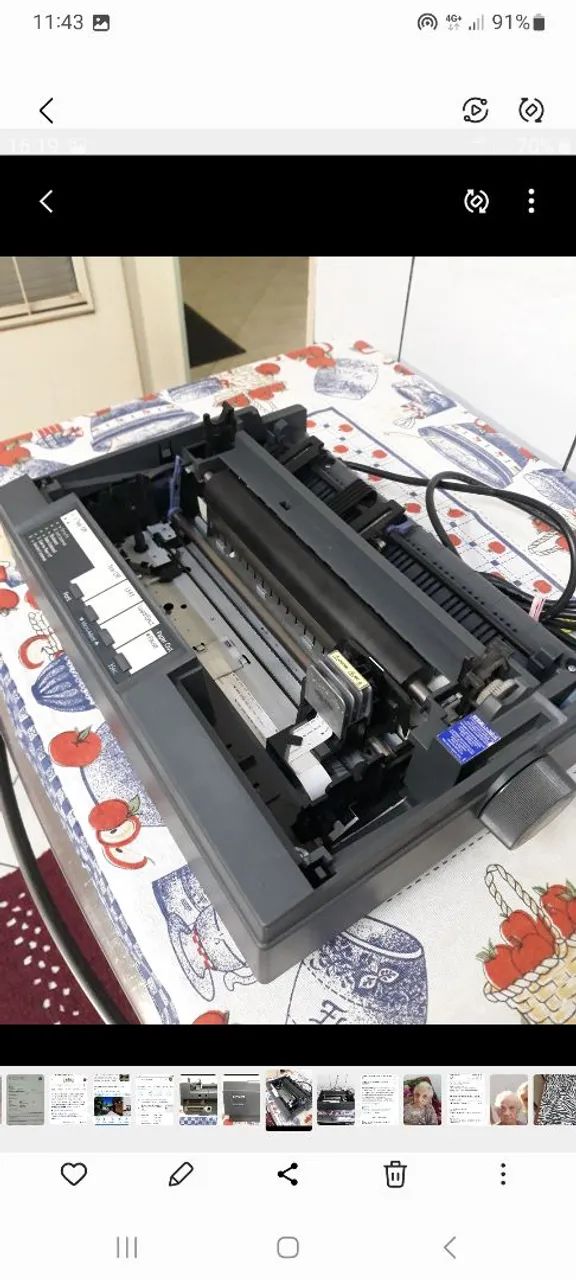 Impressora matricial lx 300+ll semi-nova 127v  - Foto 3