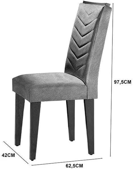 Cadeira Cleo Para Sala Jantar - Foto 2