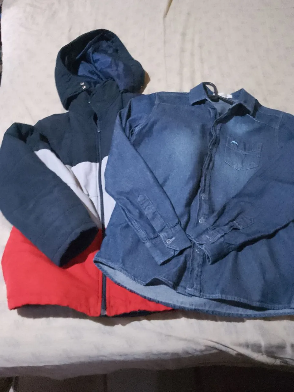 Jaqueta + Camisa Jeans Infantil