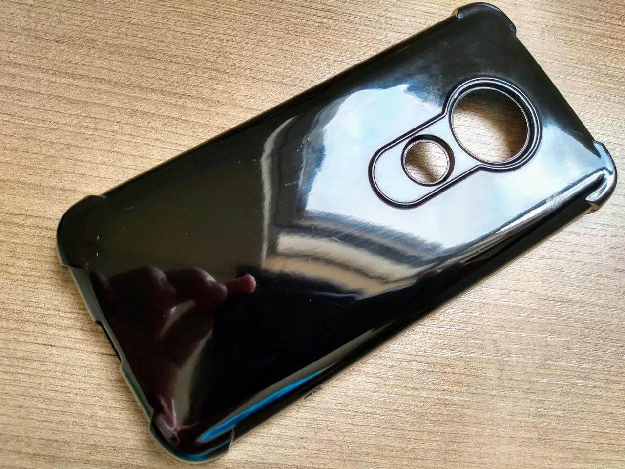Capinha para Celular Anti-Impacto Preta Motorola Moto G7 Play XT1952 - Foto 2