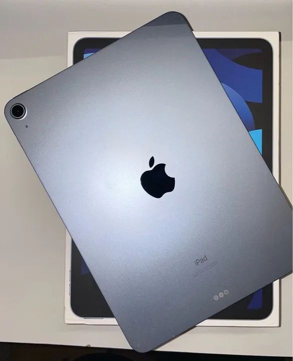 IPAD AIR 4 AZUL 64gb + CANETA + ACESSÓRIOS