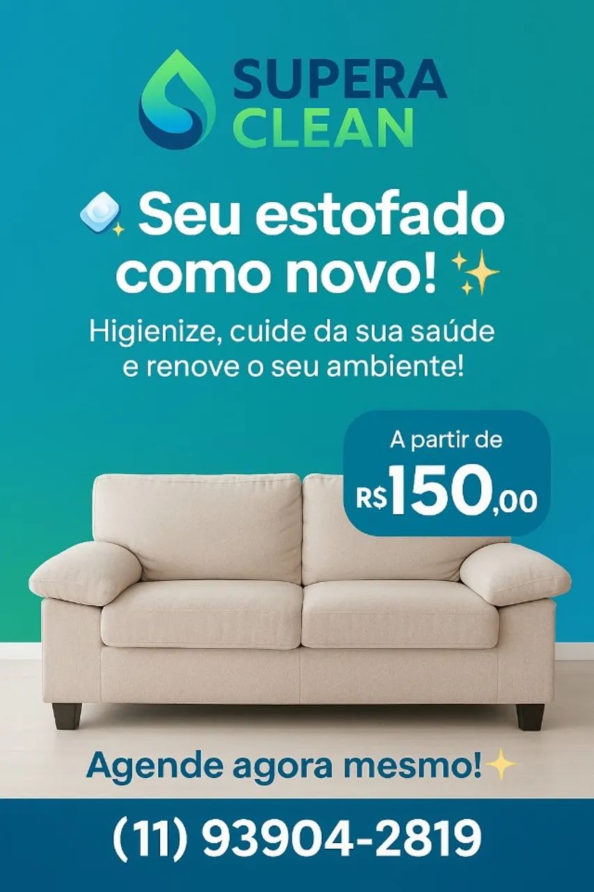 Limpeza Higienização e Impermeabilização de Estofados Residencial e Automotivos
