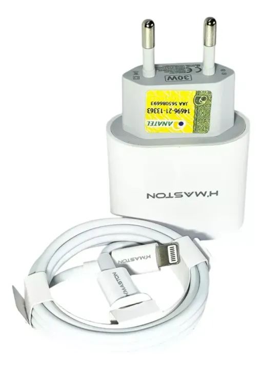 Adaptador De Energia  Usb-c Para Cabo Ios 30w H Maston - Foto 4