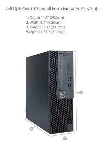 Cpu Dell Optiplex 3070 Intel Core I3 9°ger 8gb SSD 240 Win11