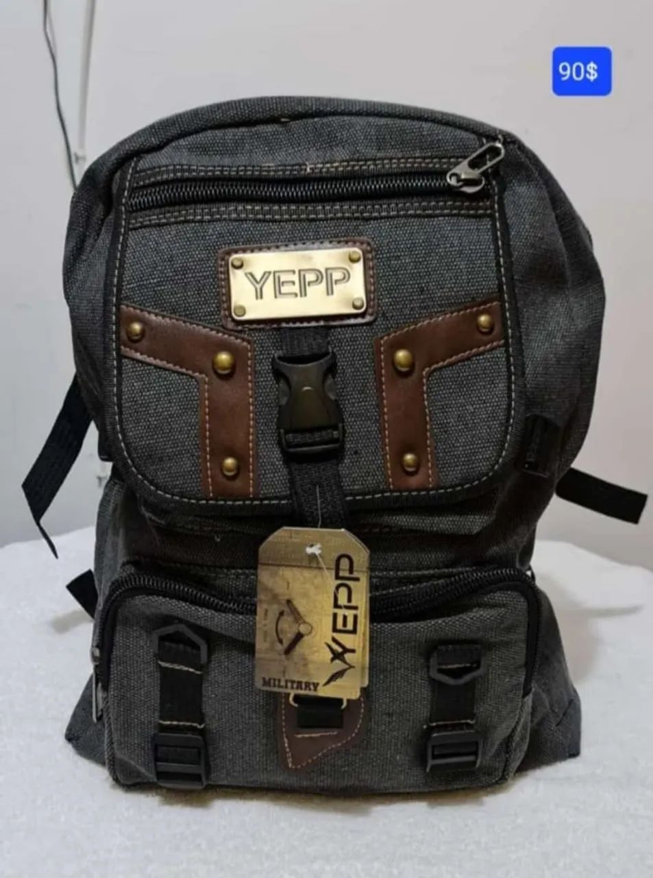 Mochila de lona da Yepp original 65579501742977120