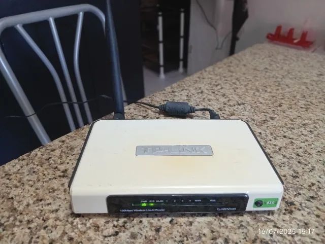 Roteador TP-Link TL-WR741ND 150Mbps Wi-Fi - Antena 5dBi - Ótimo estado!