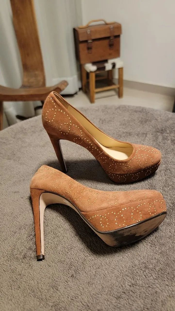 Sapato caramelo com plataforma - Foto 2