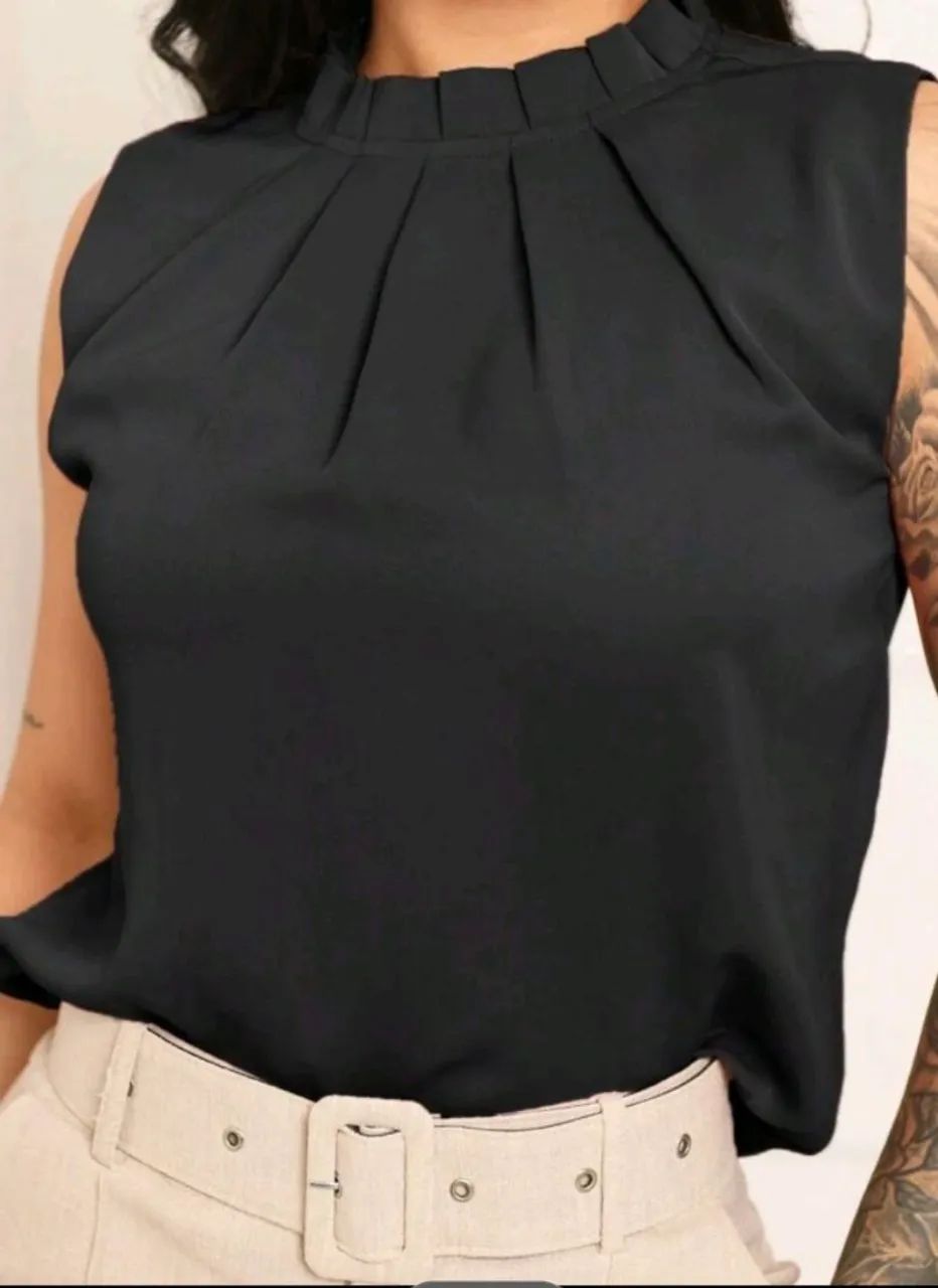 Blusa Preta tam M nova
