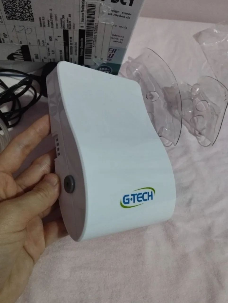 Inalador Nebulizador Compressor Infantil Adulto Bivolt - Foto 4