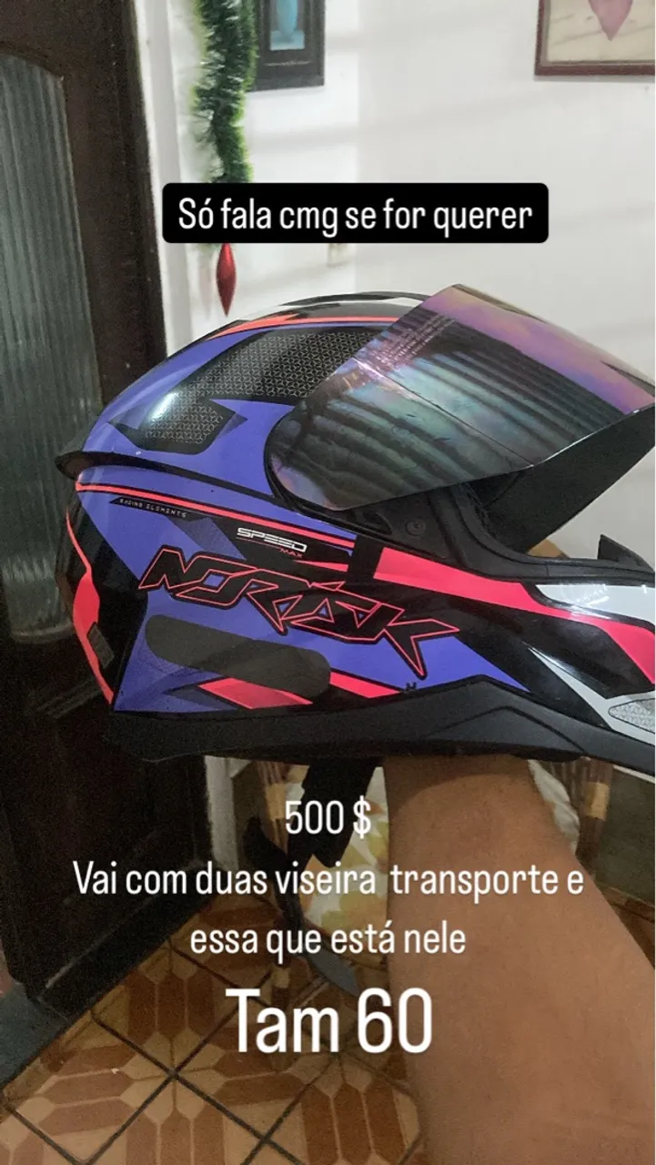 Capacete Norisk Speed Tamanho 60