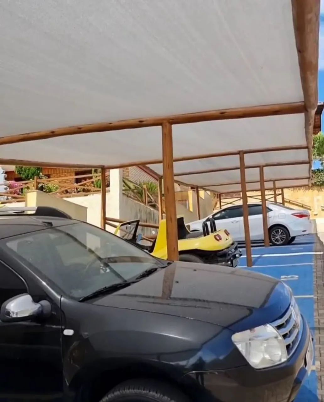 Cobertura para estacionamento em eucalipto Tratado com baixo custo - Foto 3