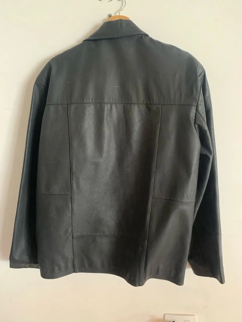 Jaqueta de couro masculina - Foto 3