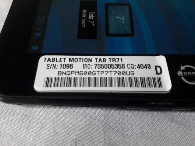 Tablet 7" CCE TR71 tela trincada, câmeras frontal/traseira, com manual e caixa original - Foto 4