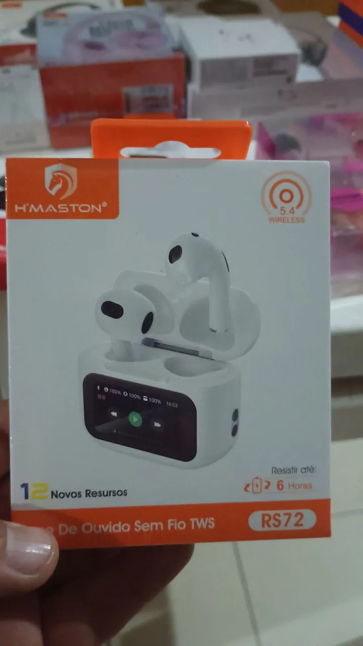 Fone de Ouvido Sem Fio TWS H'MASTON RS72