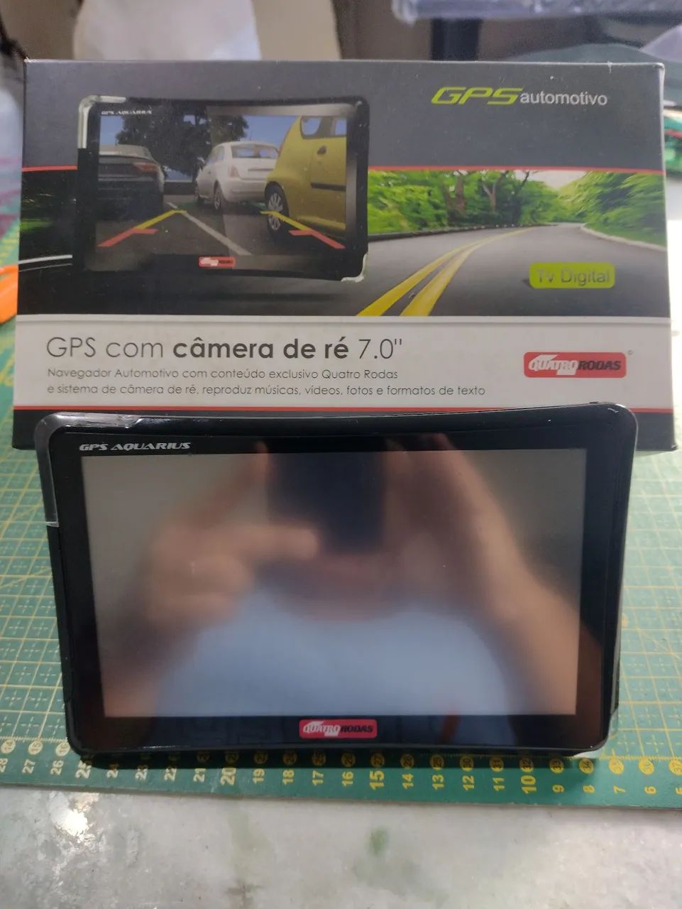 GPS automotivo com entrada para câmera de ré 7.0'' - Foto 2