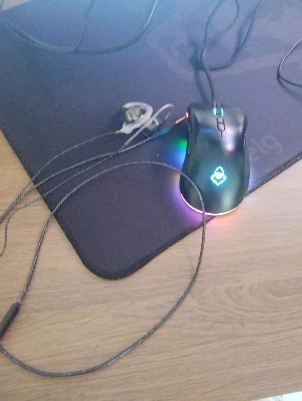 Mouse Gamer RGB + Headset Gamer - NOVO