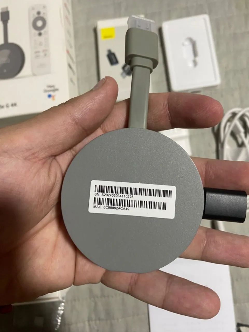 TV Box / Stick Dongle Homatics G 4K 32GB + Adaptador Baseus para PenDrive - Foto 5