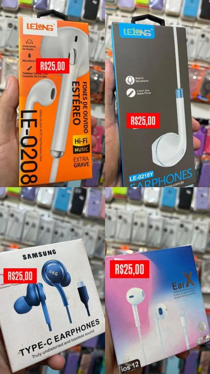 Fone de Ouvido Bluetooth - Diversos Modelos - Promoção! - Foto 4