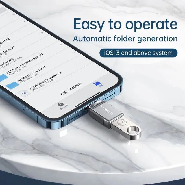Adaptador Otg Usb 3.0 Compatível iPhone iPad - Mcdodo - Foto 4