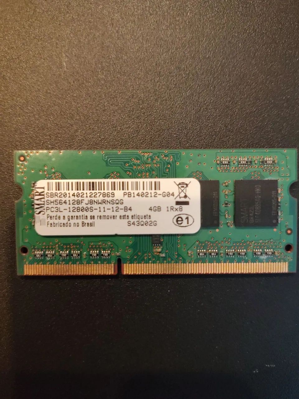 Memória LENOVO 4Gb ddr3 12800
