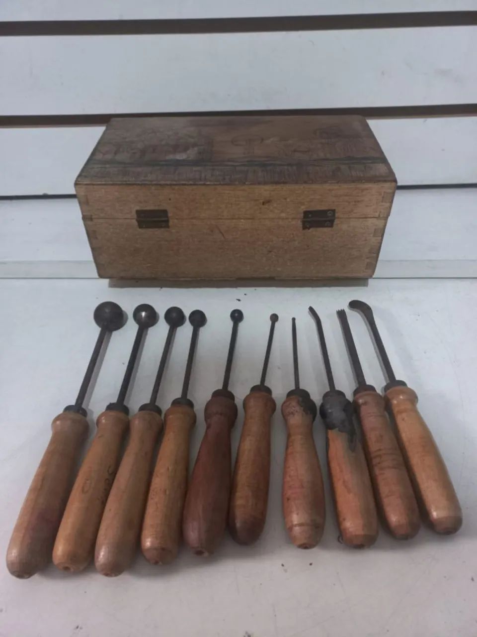 Jogo de ferramentas antigas para artesanato  - Foto 2