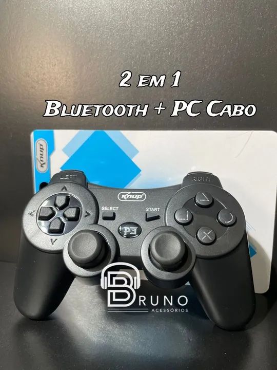 Controle para PS3/PC/Bluetooth - Novo