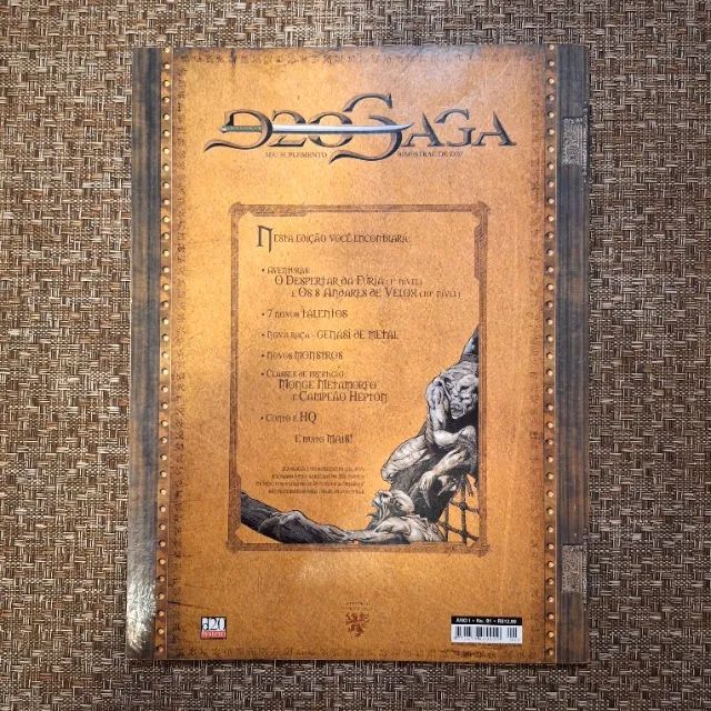 D20 Saga Suplemento RPG Ano 1 No 1 - Foto 3