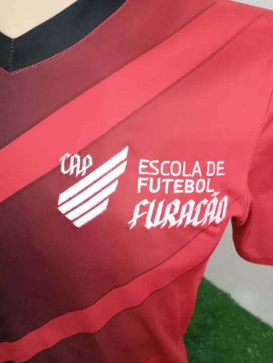 CAMISA OFICIAL ESCOLA DE FUTEBOL FURACÃO ATLETICO PR