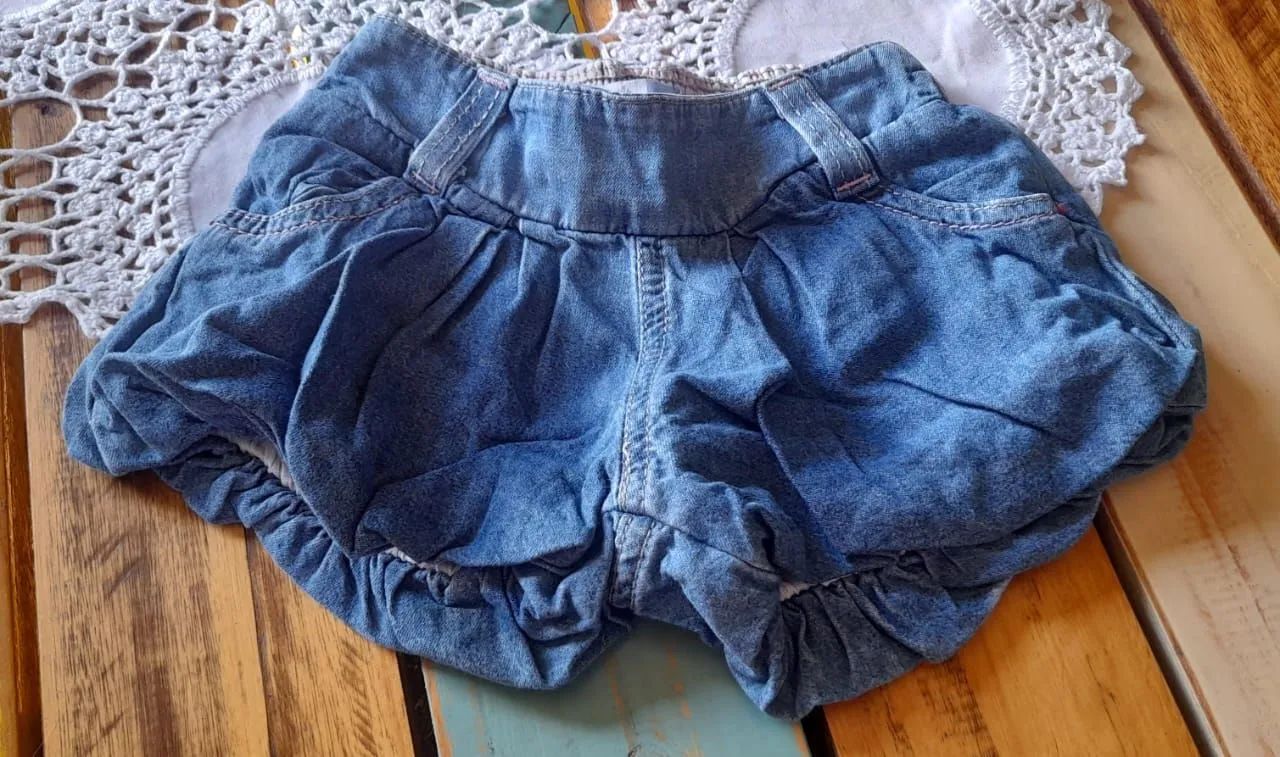 Short jeans infantil - Foto 2