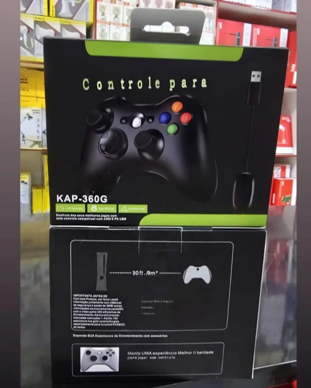 Controle Xbox 360 Wireless para PC e Xbox 360