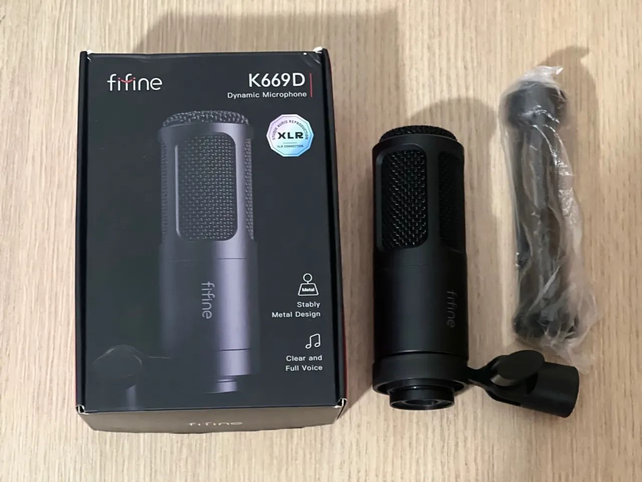 Microfone Fifine K669D - Profissional XLR