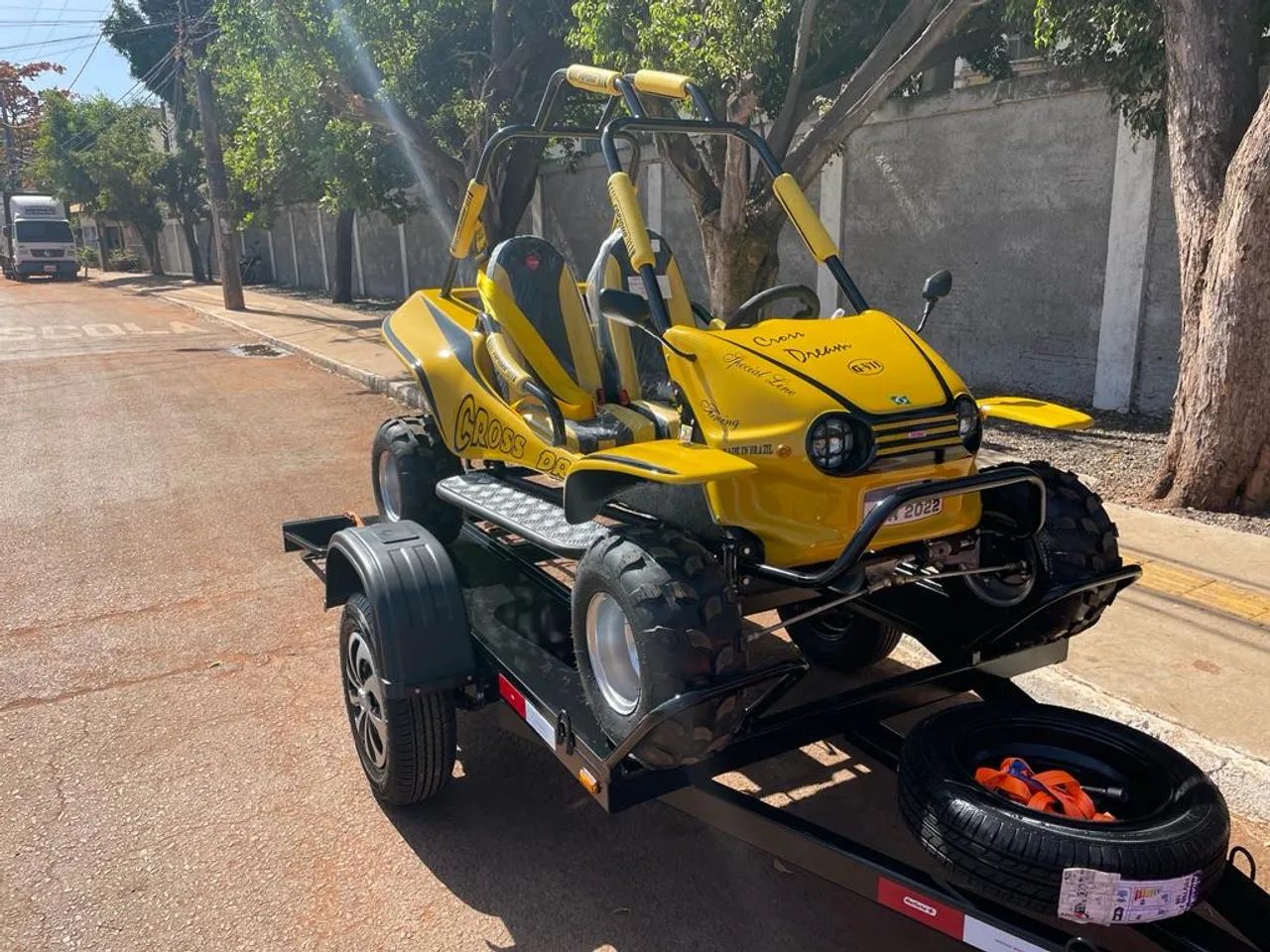 carretinha reboque para mini buggys quadriciclo e etc  - Foto 6