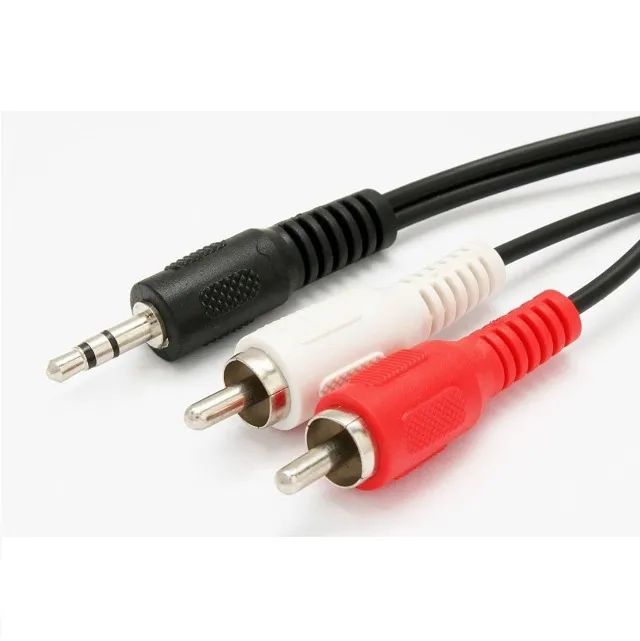 Cabo Auxiliar P2 Macho X Rca Macho Audio 1,5m Som - Foto 3