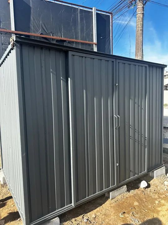 Escritório Modular 3x2 - Com Porta de Vidro e Grade - Foto 5