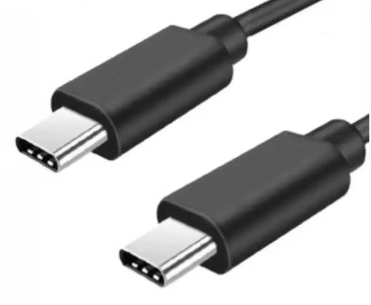 Cabo USB-C para USB-C 1 Metro preto 