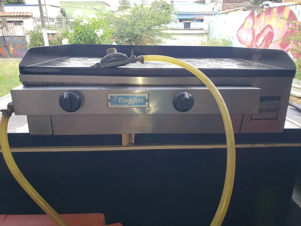 Chapa 2 queimador de Inox engefrio 