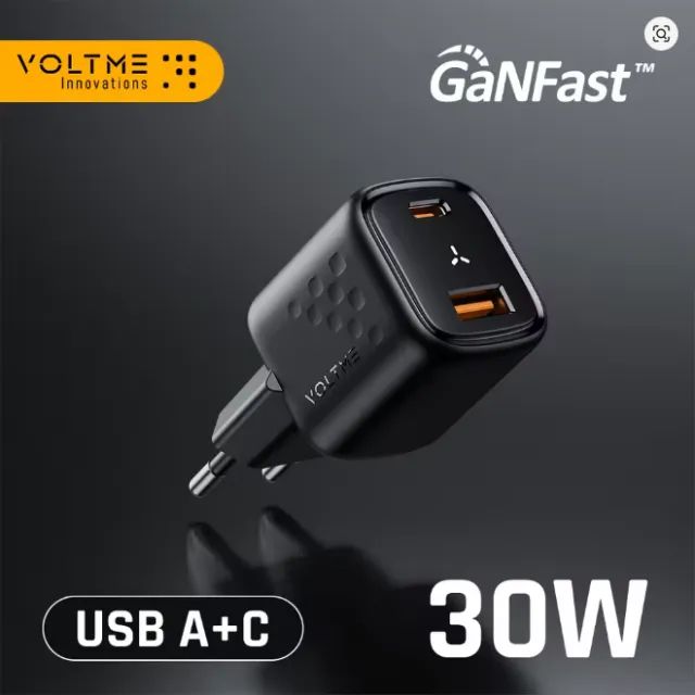 VOLTME USB C Carregadores rápidos 30W Carregador portátil Suporte Tipo C PD Carregamento r