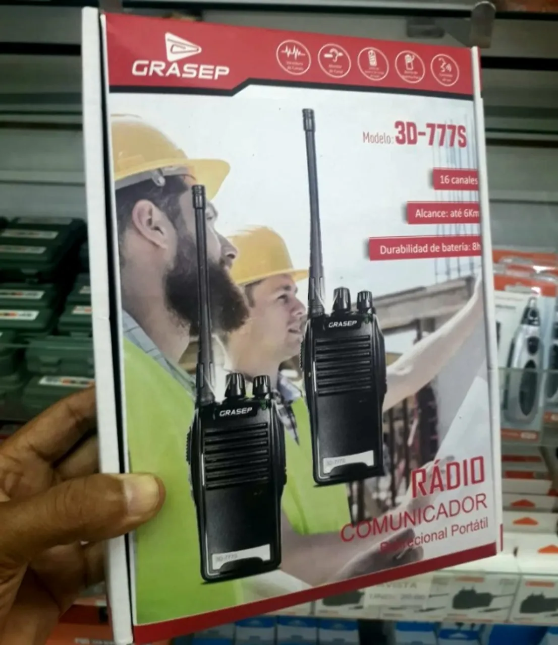 Rádio comunicador 777s grasep
