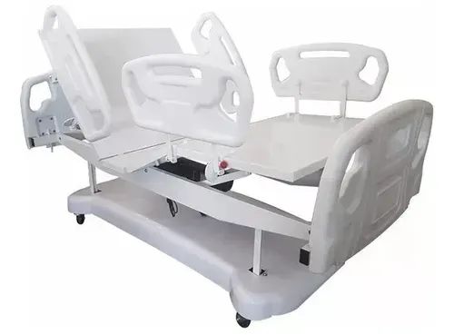 Cama Hospitalar Motorizada 2 Movimen. Extra Luxo Com Colchão Branco - Foto 4