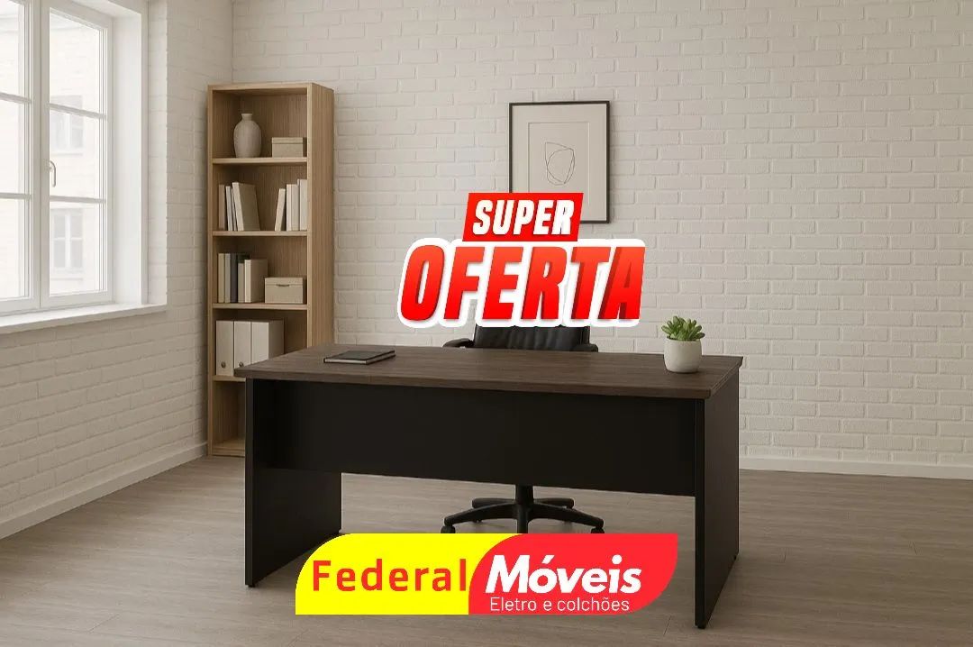 Mesa de Escritório 1,20x0,60 - Moderna, resistente e versátil!