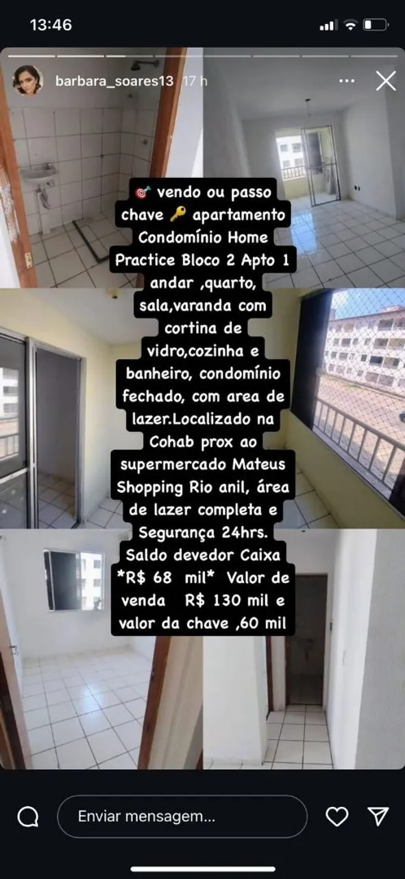 Apartamento COHAB Home Prátice 