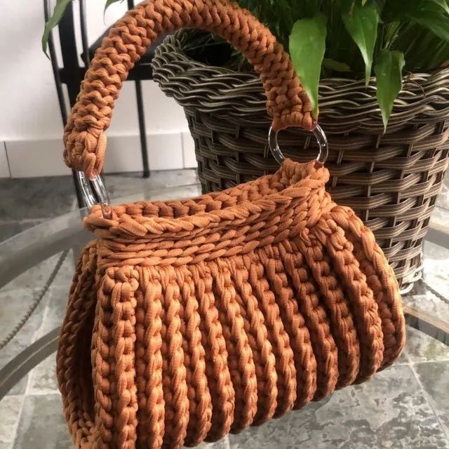 Bolsa clutch em crochê (cores variadas) - Foto 4