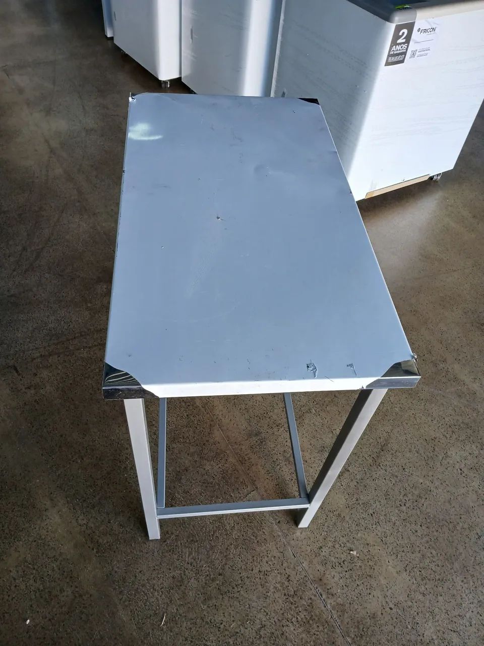 Mesa Inox de Apoio 90x50 Nova  - Foto 3